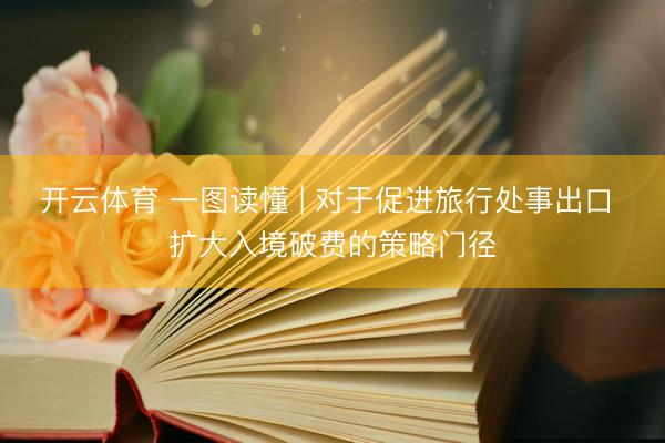 开云体育 一图读懂 | 对于促进旅行处事出口 扩大入境破费的策略门径